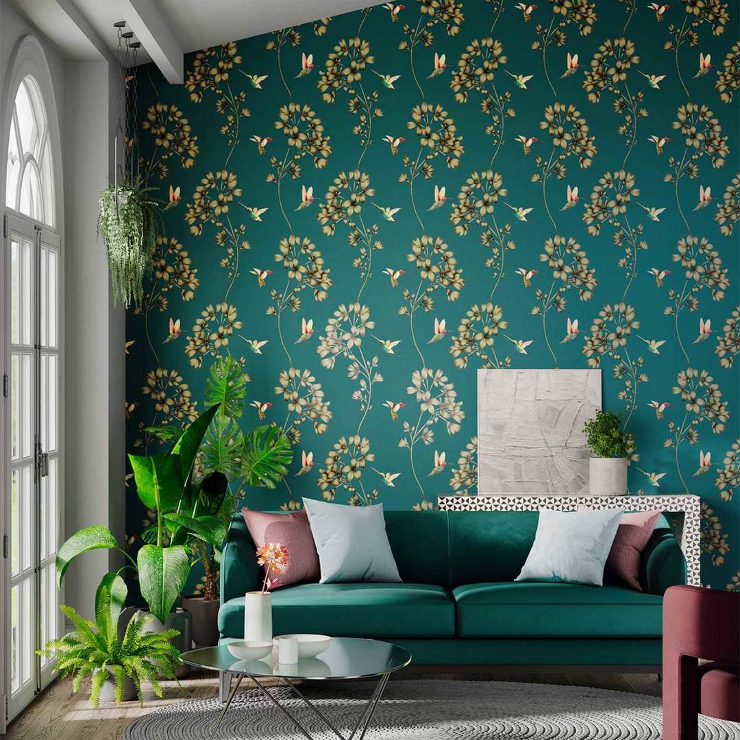 Tapeta Ptaki i Kwiaty Harlequin Amazilia 112604 Colour I