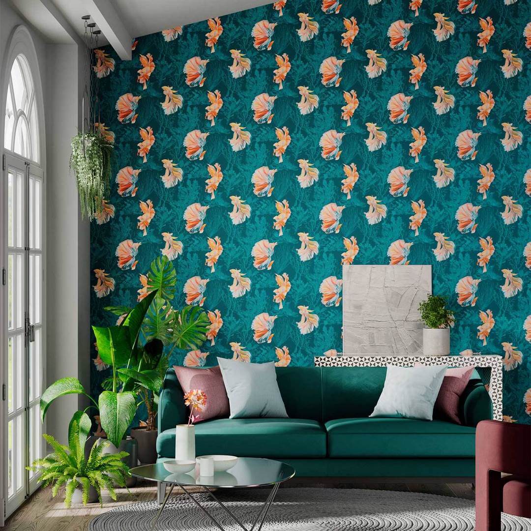 Tapeta Ryby Harlequin Halfmoon 112767 Colour I