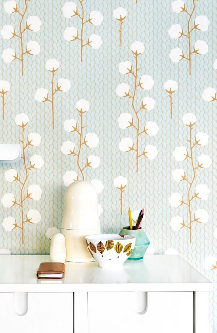 Tapeta gałązki i kwiaty Majvillan 108-02 Sweet Cotton
