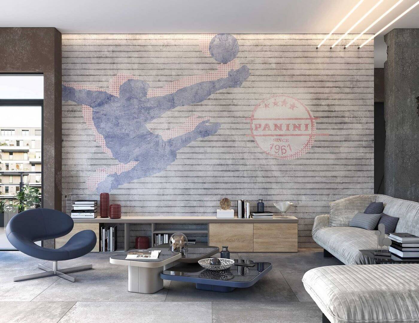 Fototapeta Futbol Tecnografica 78957-2 ROVESCIATA POP MUD Panini