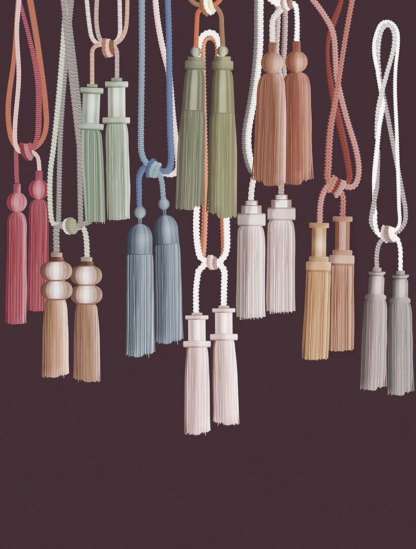 Fototapeta Frędzle London Art 21002 01 Tassels Exclusive Wallpaper 2021