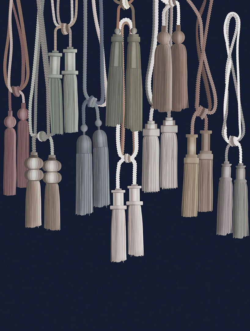 Fototapeta Frędzle London Art 21002 02 Tassels Exclusive Wallpaper 2021