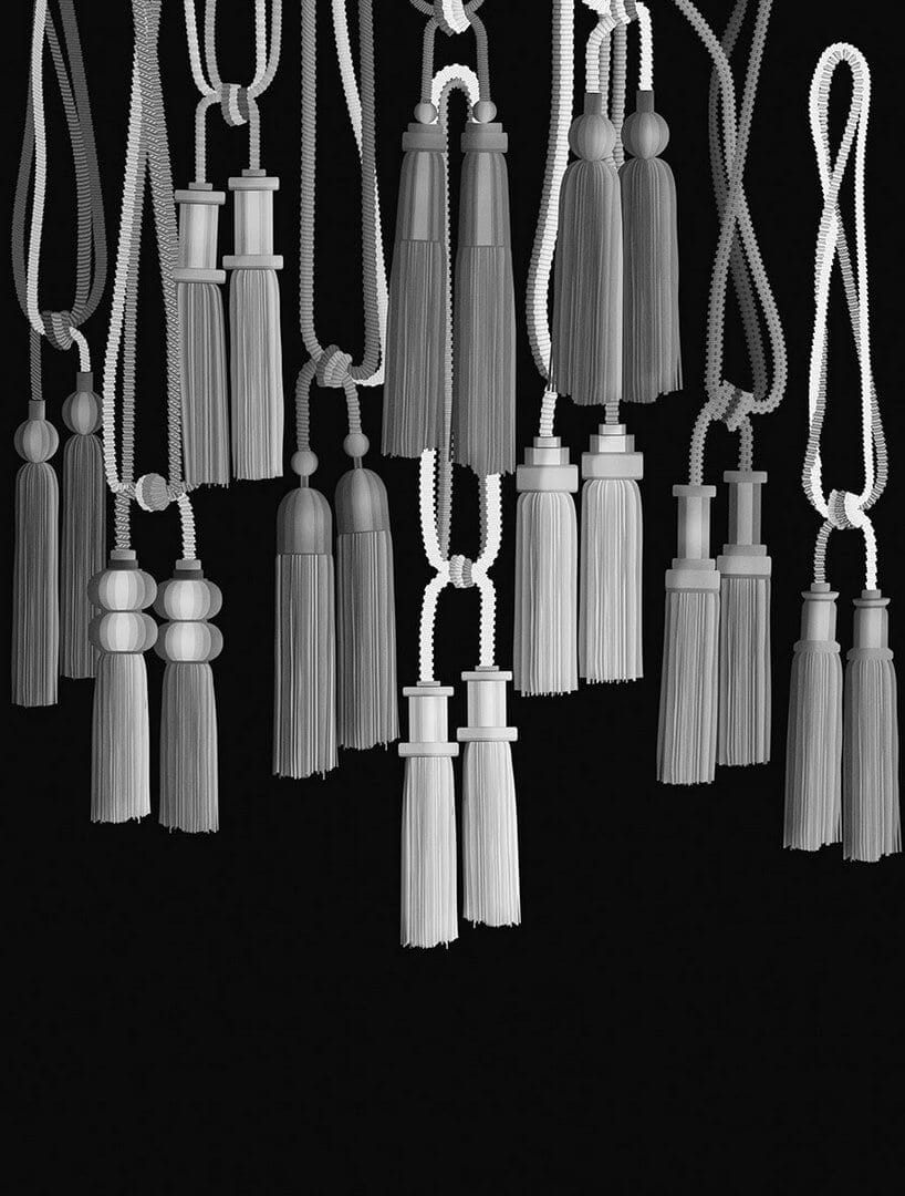 Fototapeta Frędzle London Art 21002 05 Tassels Exclusive Wallpaper 2021