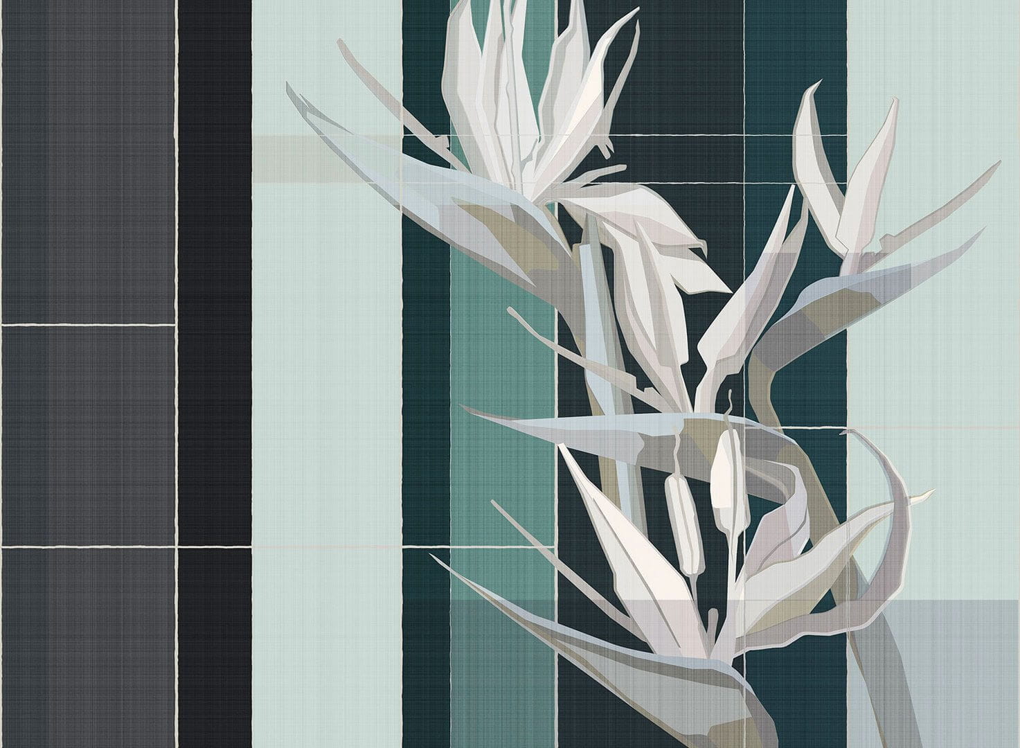 Fototapeta Kwiat London Art 21012 02 Strelitzia Exclusive Wallpaper 2021