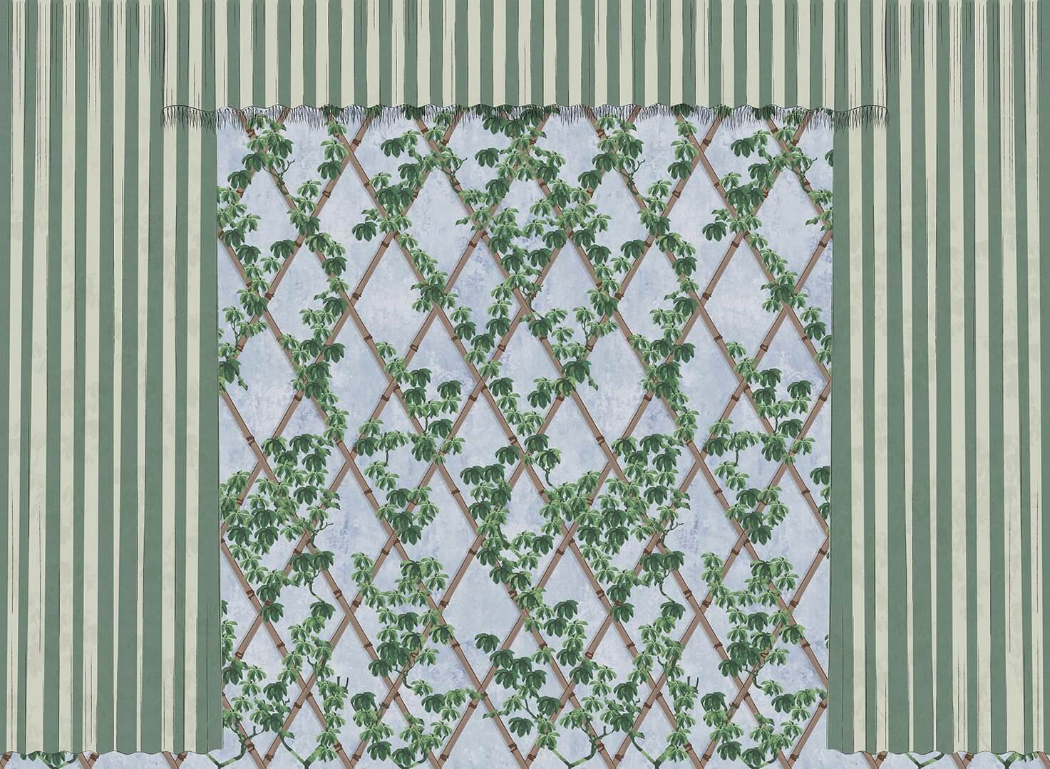 Fototapeta Kratownica Pasy London Art 21028 01 ABC Serra Exclusive Wallpaper 2021