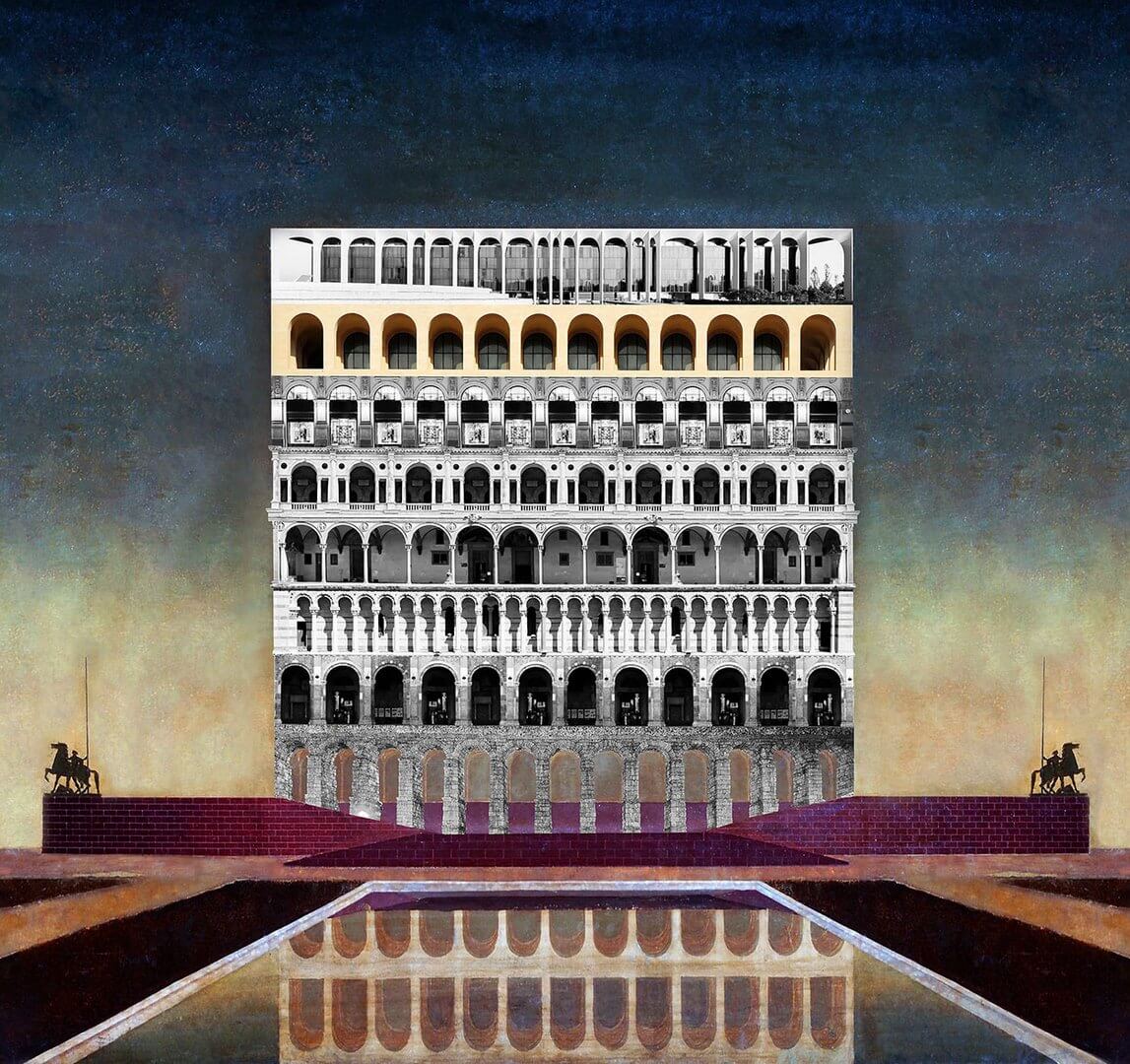 Fototapeta Architektura London Art 21033 01 Evoluzione Della Civiltà Italiana Exclusive Wallpaper 2021