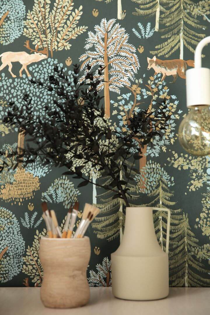 Tapeta w leśne zwierzęta Caselio FRT102937940 Ballad La Foret