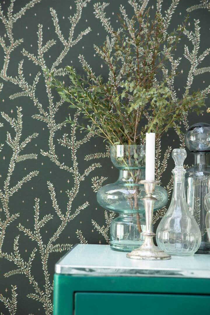 Tapeta roślinna Caselio FRT102946030 Little Woods La Foret