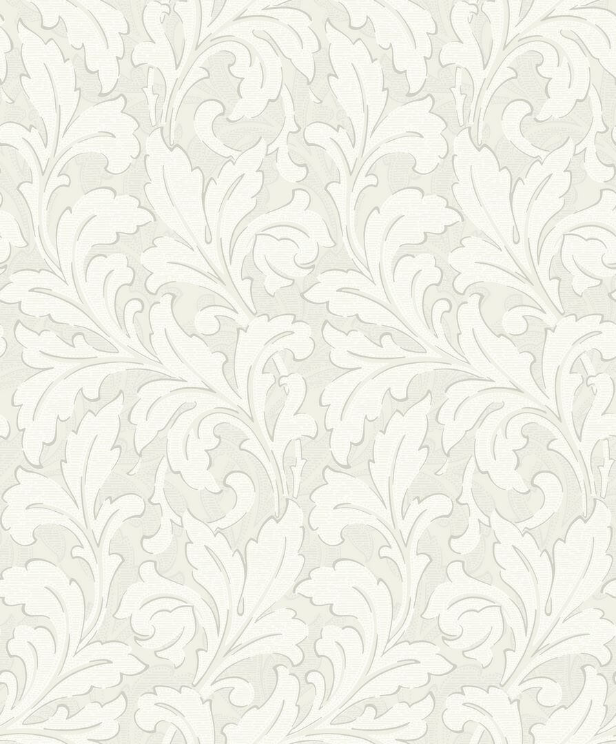 Tapeta Liście Akantu Casadeco ARCR86361404 Acanthe Arts & Crafts