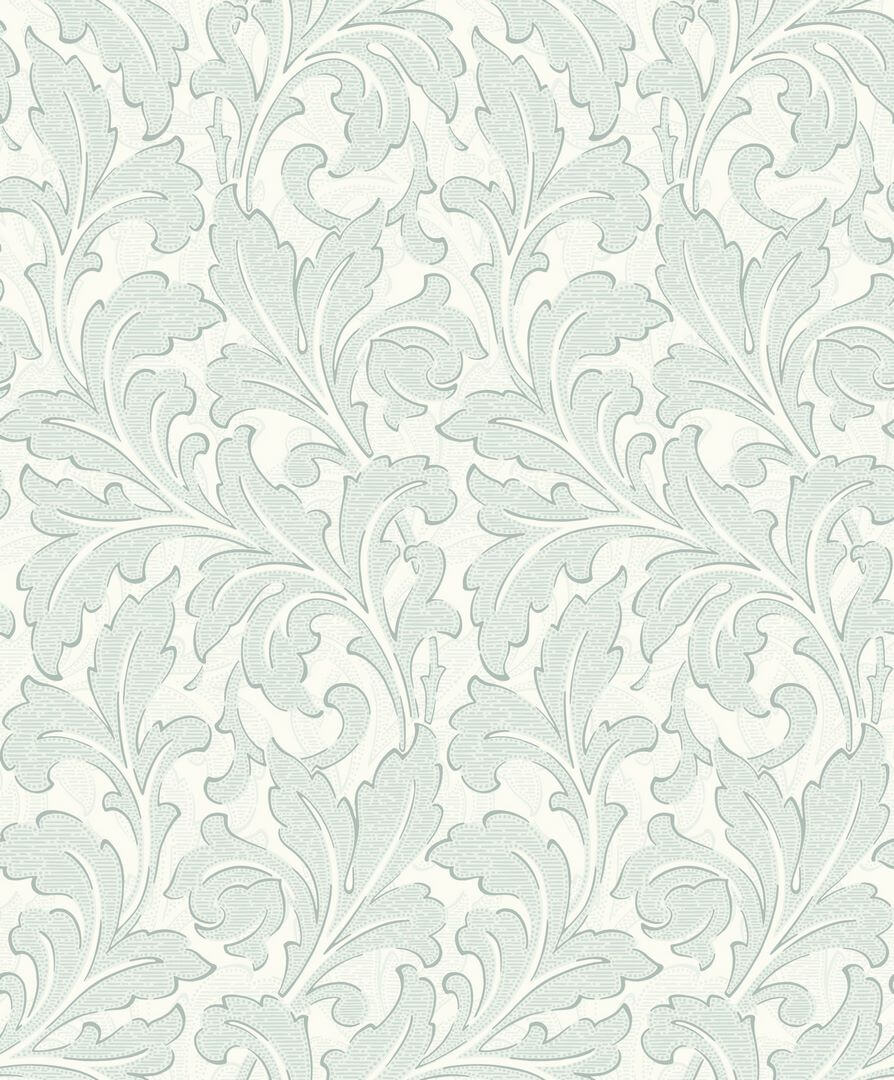 Tapeta Liście Akantu Casadeco ARCR86366103 Acanthe Arts & Crafts
