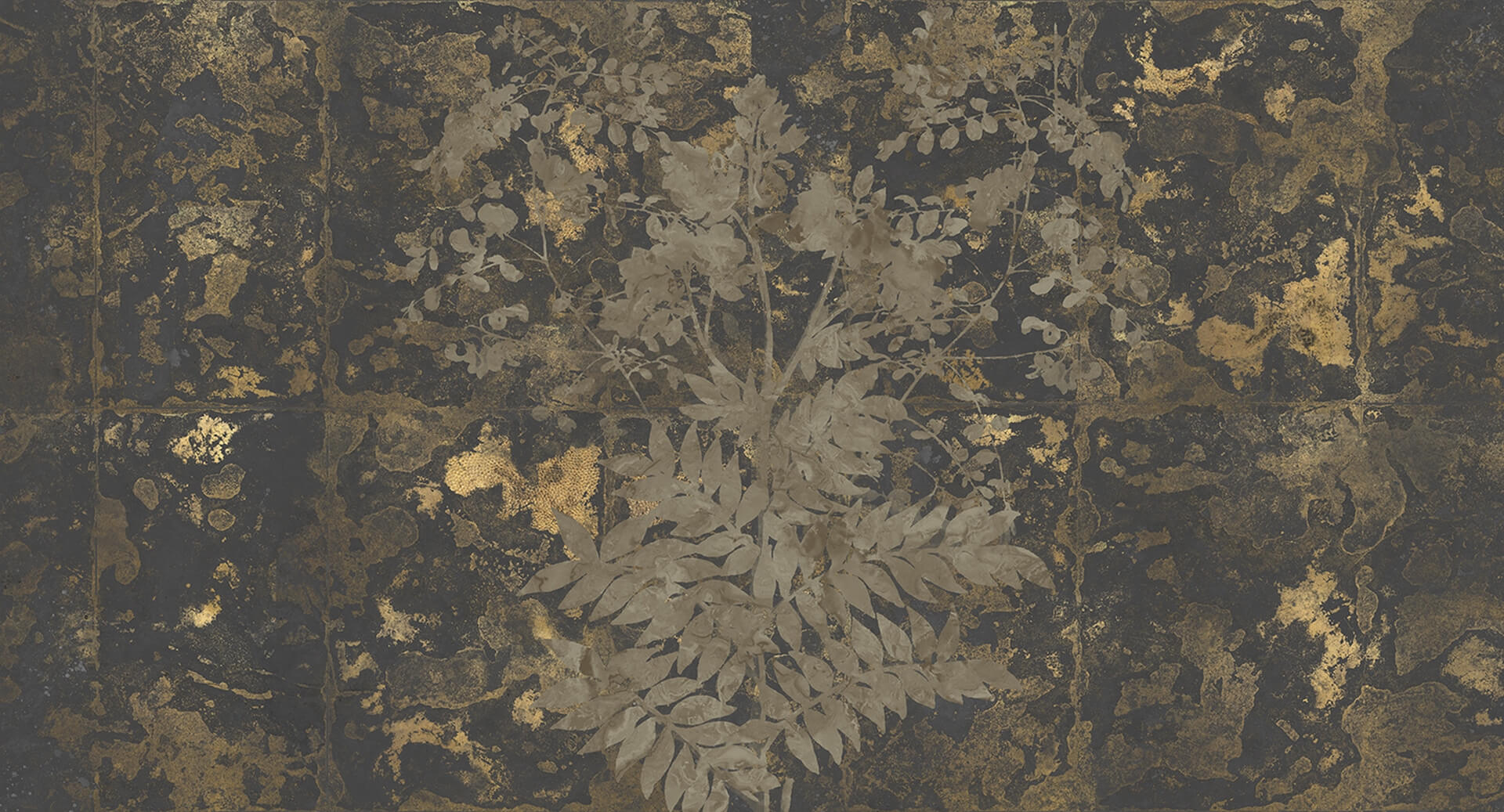 Tapeta Nowoczesna Muance MU13038 Patina Gold Amber