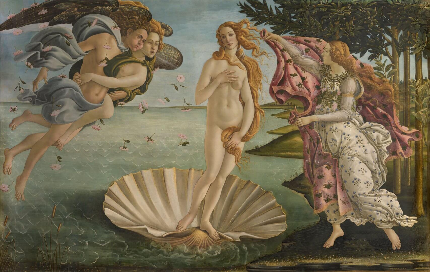 Fototapeta Malarstwo Tecnografica 74613-1 Sandro Botticelli: Birth of Venus Italian Masterpieces