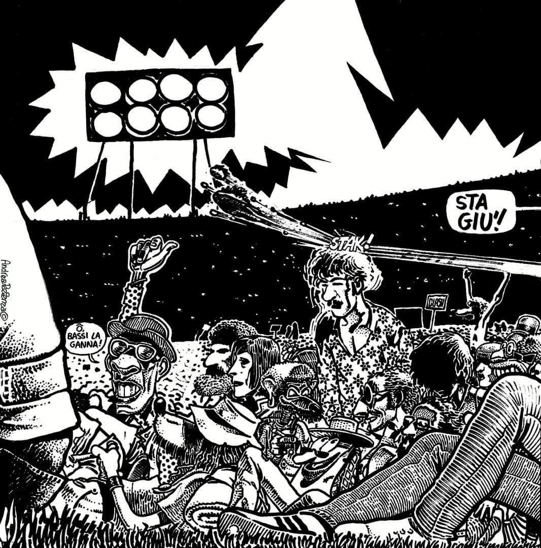 Fototapeta jak komiks 75758-4 Pentothal Stai Giu Comicbook Andrea Pazienza
