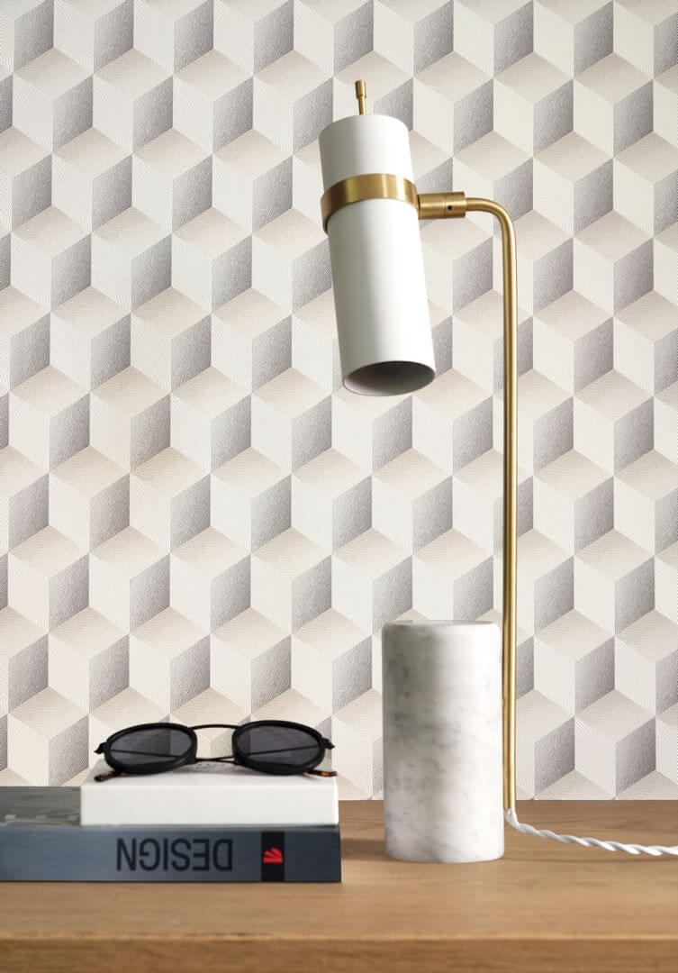 Tapeta Sześciany 3D Casadeco PERP86472420 Rythm Perception