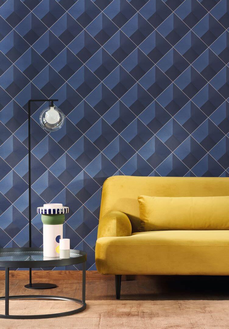 Tapeta Romby Kratownica Casadeco PERP86517217 Losange Perception