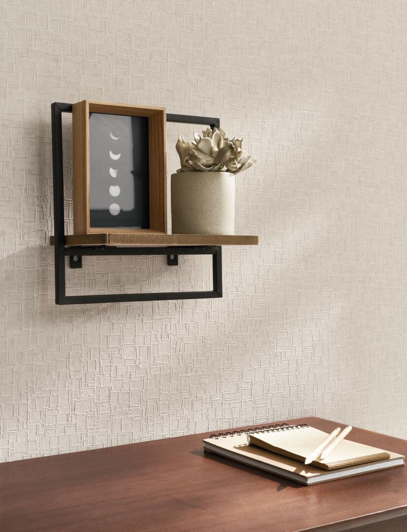 Tapeta jak skórzana mozaika Casadeco LEAT87142419 Maroquinerie Leathers