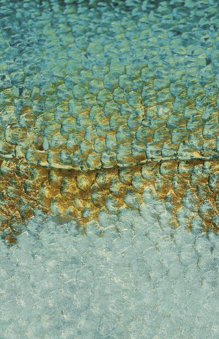 Mural w łuski ryby Casadeco LEAT87217122 Scales L Leathers