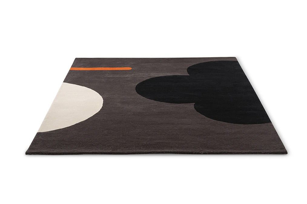 Dywan nowoczesny kwiat szary Geo Flower Graphite 60605 Orla Kiely
