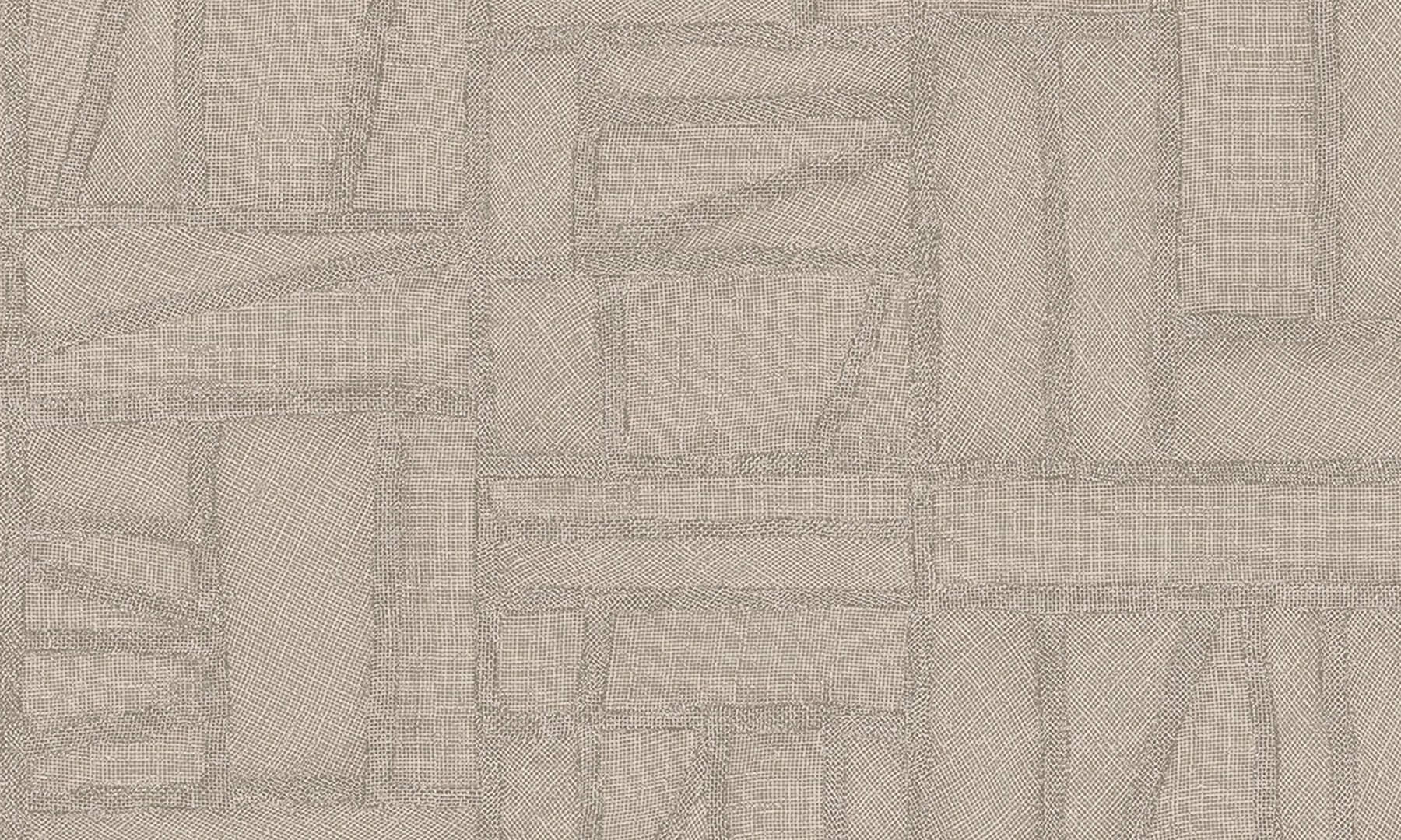 Tapeta z geometrycznym wzorem Arte 57542 Bojagi Costura Essentials