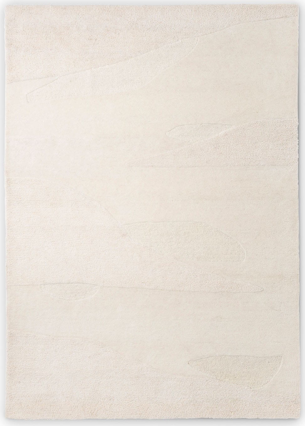 Nowoczesny dywan geometryczny biały Decor Scape Woolwhite 095001 Brink & Campman