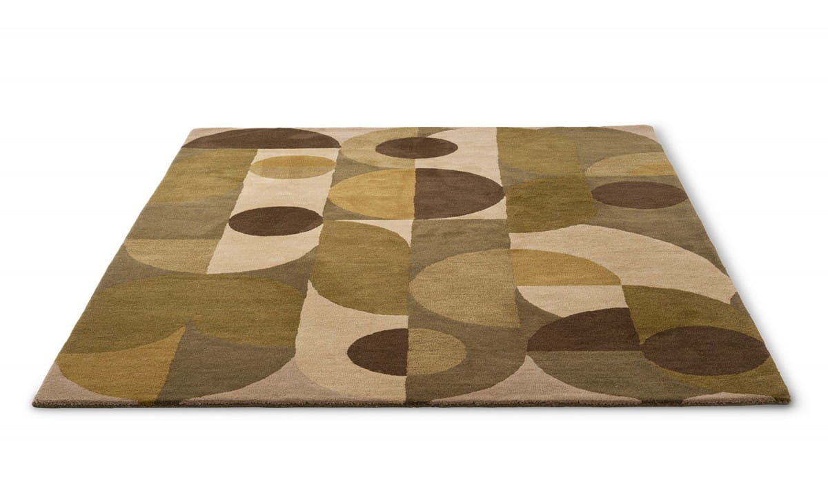 Dywan geometryczny zielony Decor Cosmo Greens 095207 Brink & Campman