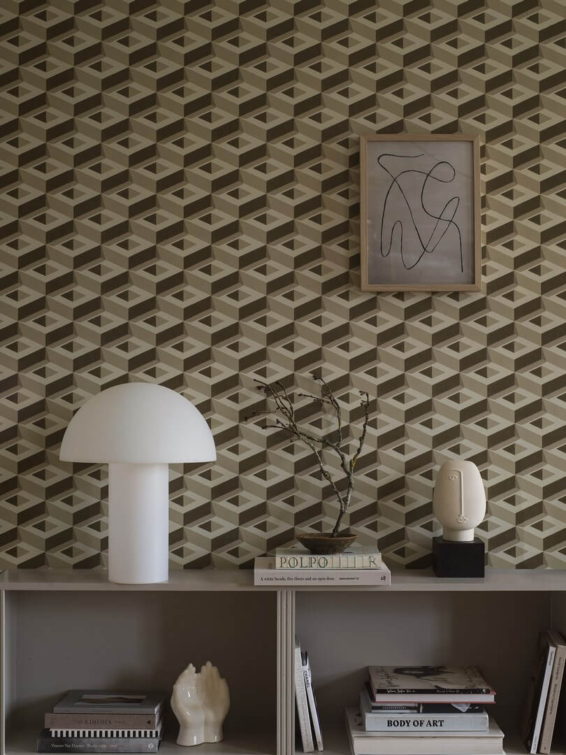 Mural geometryczny 3D Boras Tapeter Boxes 2280 Treasured