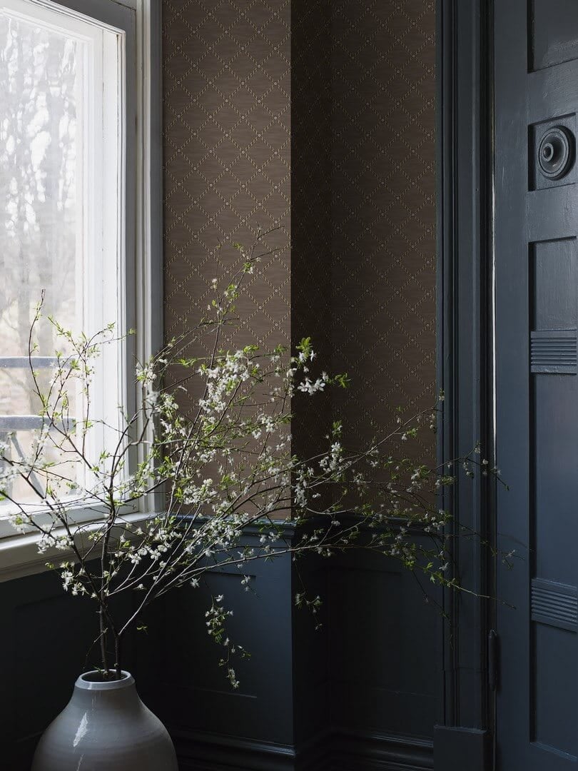 Tapeta kratownica Boras Tapeter Golden Trellis 2264 Treasured