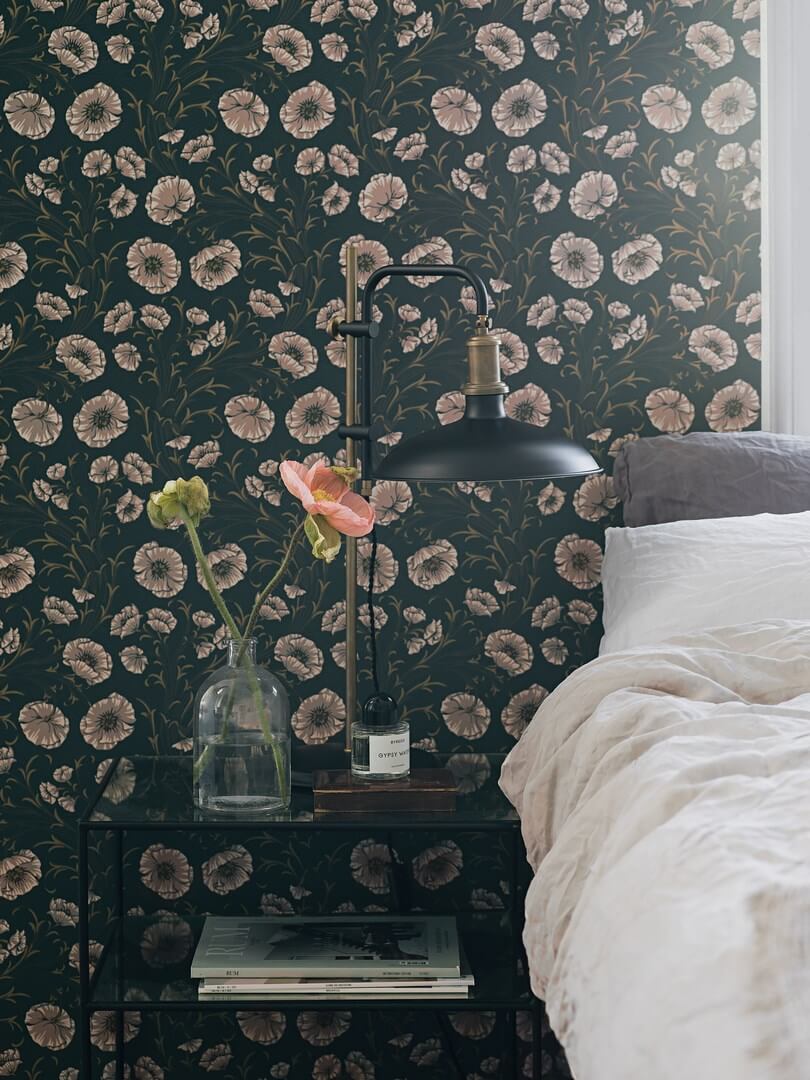 Tapeta w kwiaty Boras Tapeter Poppy Flow 2268 Treasured