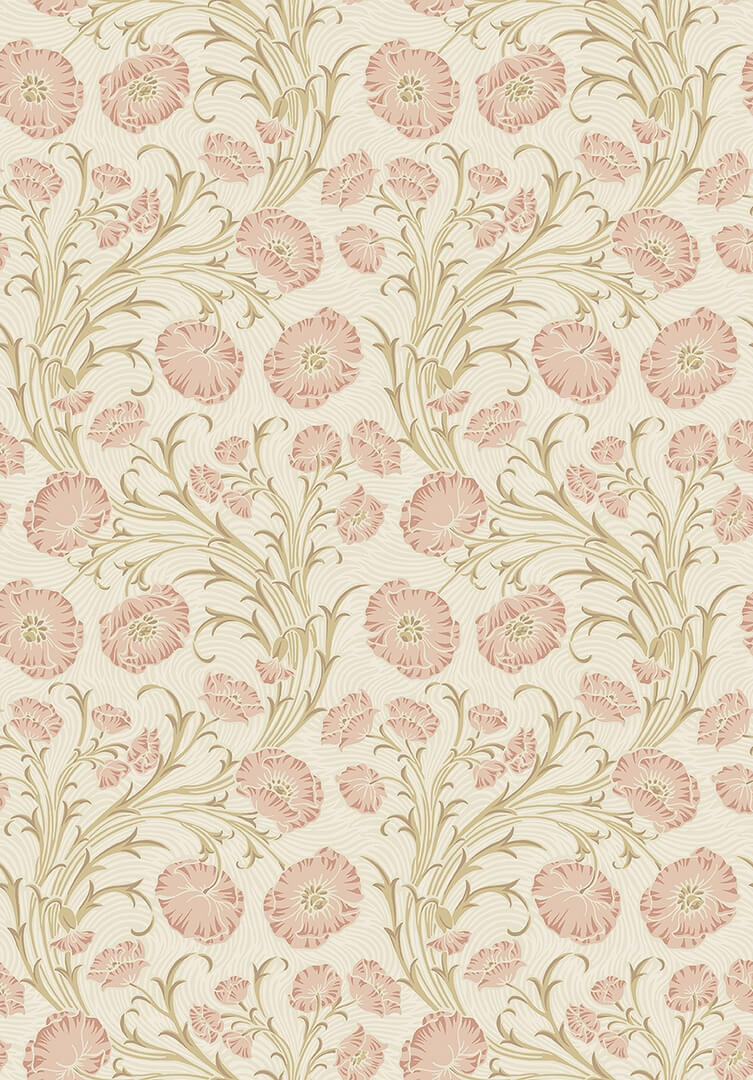Tapeta w kwiaty Boras Tapeter Poppy Flow 2270 Treasured