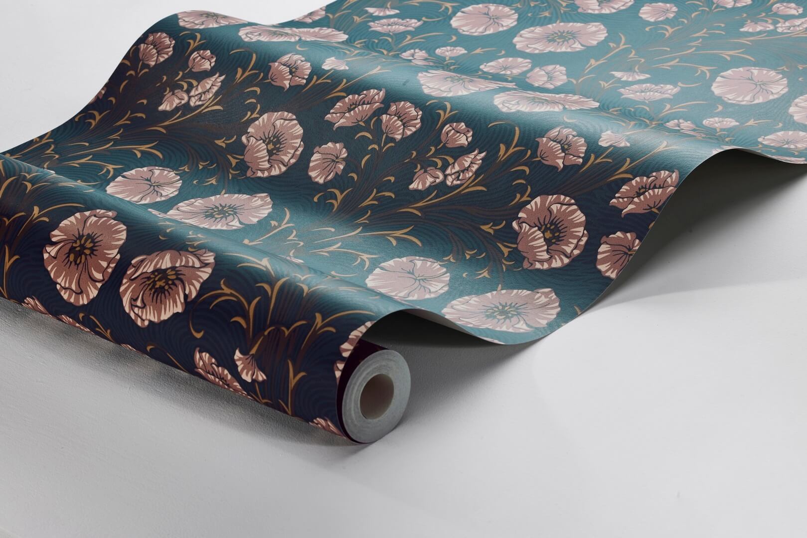 Tapeta w kwiaty Boras Tapeter Poppy Flow 2272 Treasured