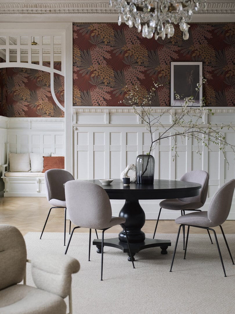 Tapeta w egzotyczne liście Boras Tapeter Velvet Leaves 2259 Treasured