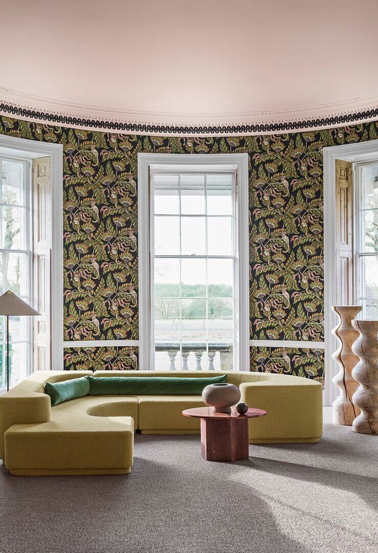 Tapeta Botaniczna Cole & Son 119/7033 Bush Baby Ardmore Jabula