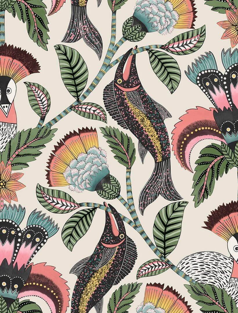 Tapeta Botaniczna Cole & Son 119/8036 Nene Ardmore Jabula