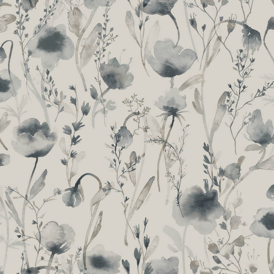 Tapeta łąka Sandberg S10101 Lo Indigo Blue Jordnara
