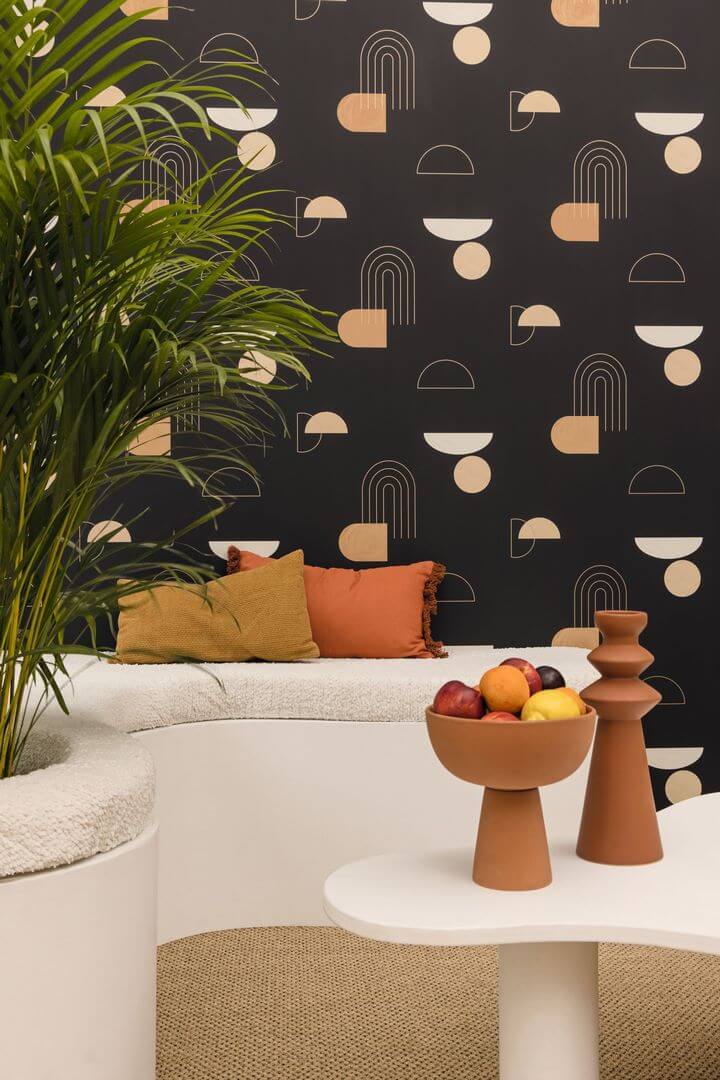 Tapeta geometryczna abstrakcja Caselio ARN102916124 Turn Around Around