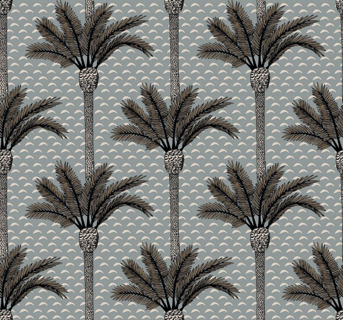 Tapeta palmy Casamance ATLAS 75240304 Mirage