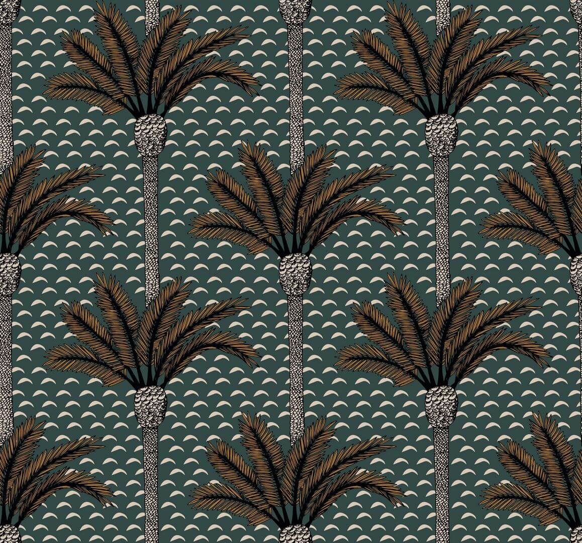 Tapeta palmy Casamance ATLAS 75240508 Mirage