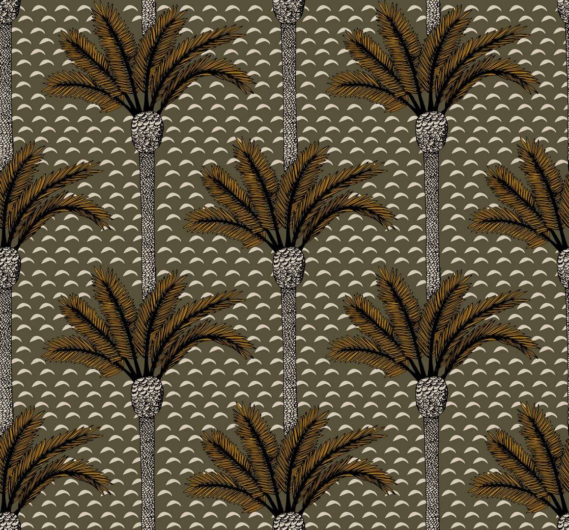Tapeta palmy Casamance ATLAS 75240610 Mirage
