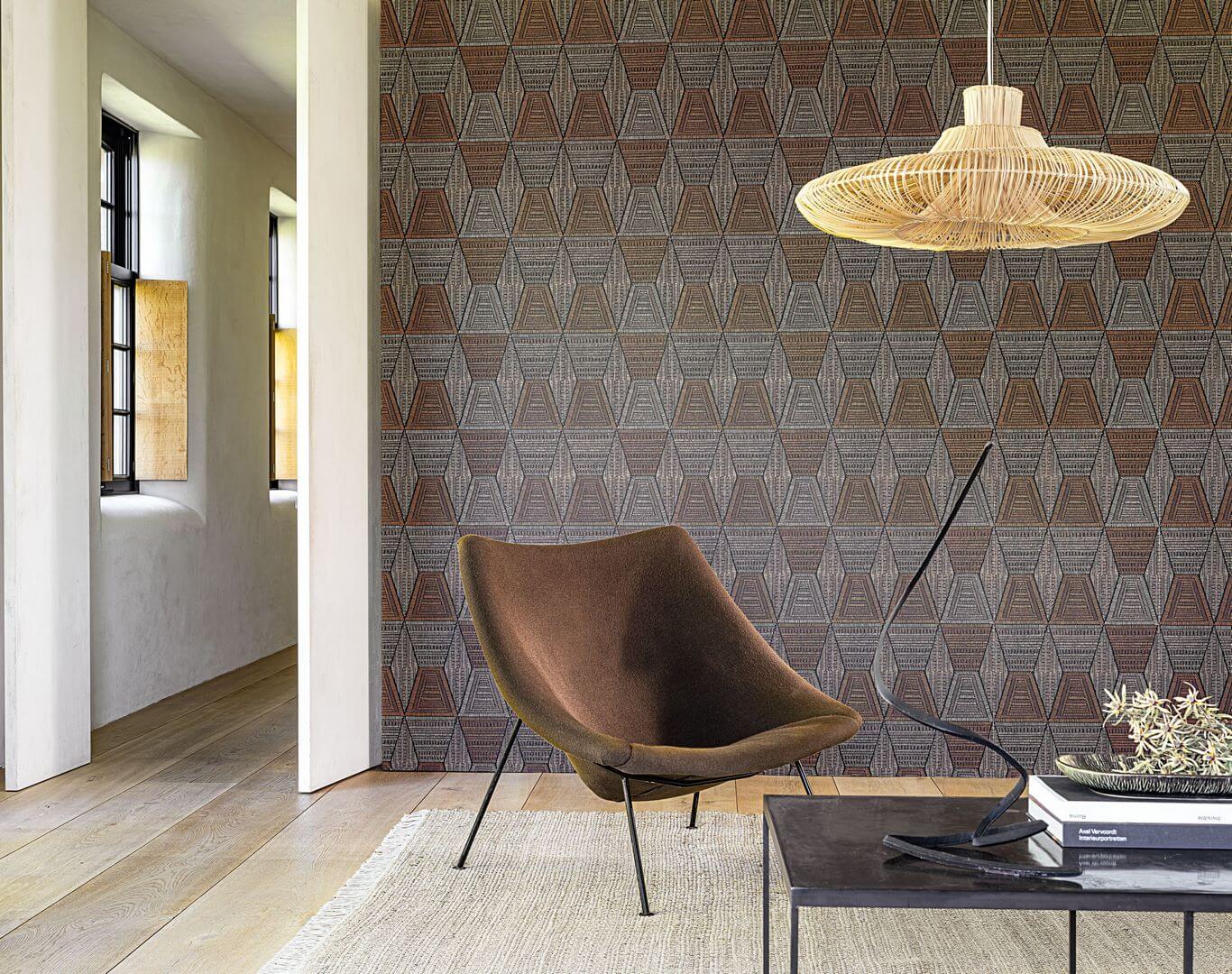 Tapeta w stylu etnicznym Casamance DAIA 75271936 Mirage