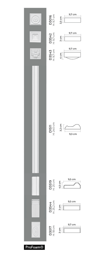 Pilaster D1511 Mardom Decor