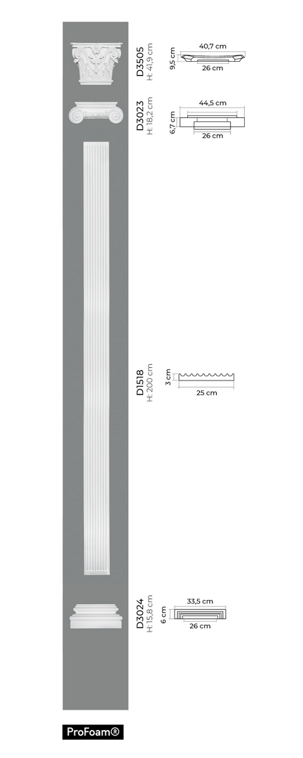 Pilaster D1518 Mardom Decor