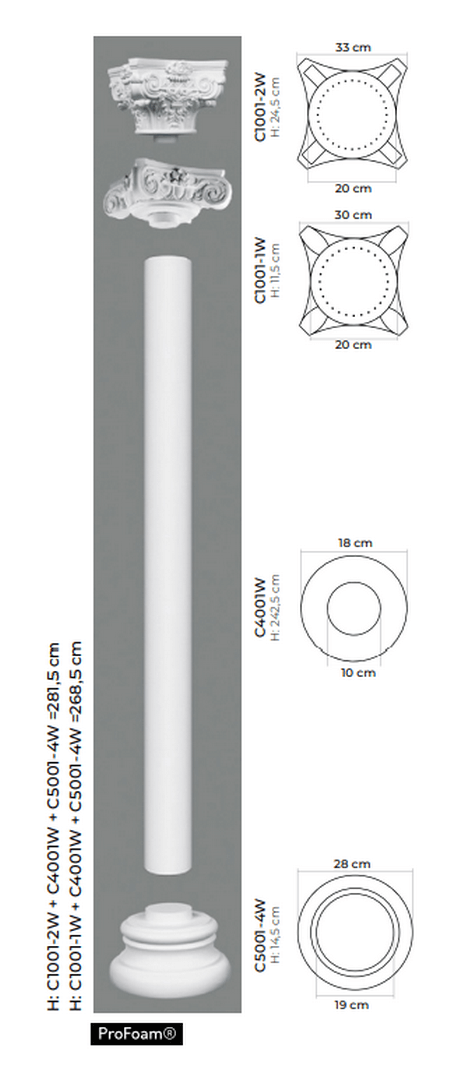 Kolumna C4001W Mardom Decor