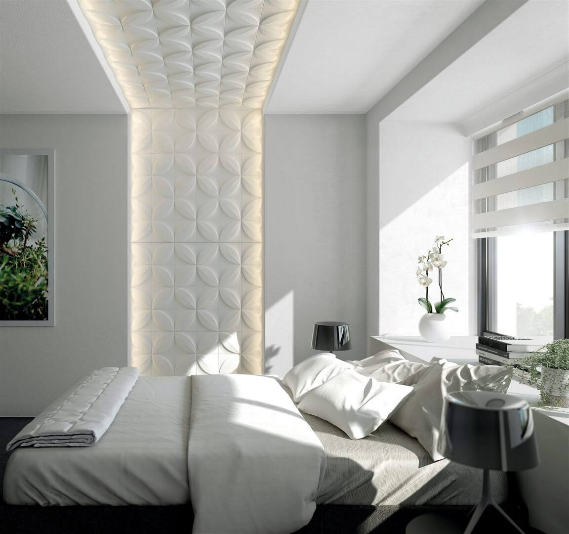 Panel ścienny 3D Arstyl Flower Noël & Marquet