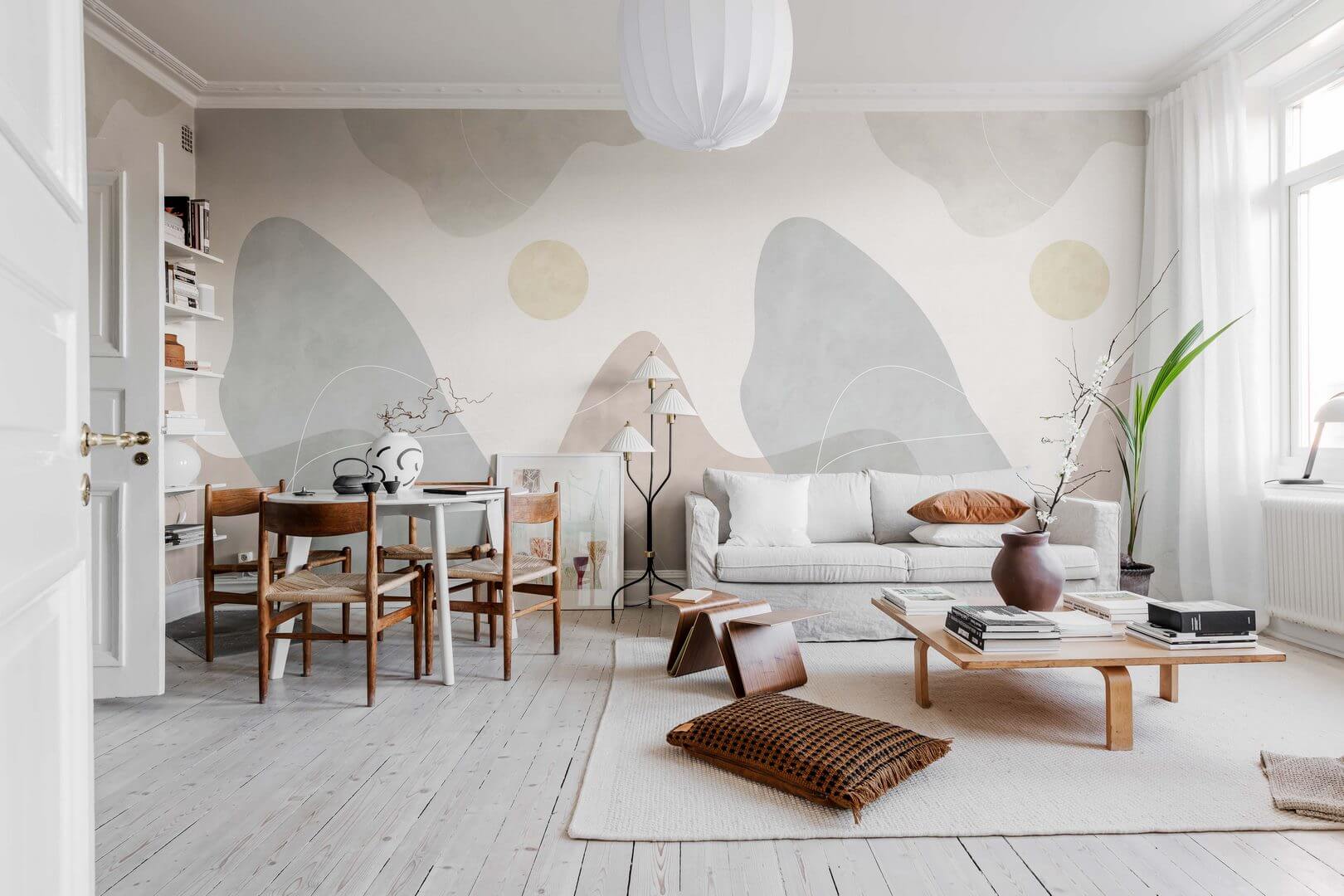 Fototapeta abstrakcyjna Rebel Walls R18372 Terrain Pastel Simplicity