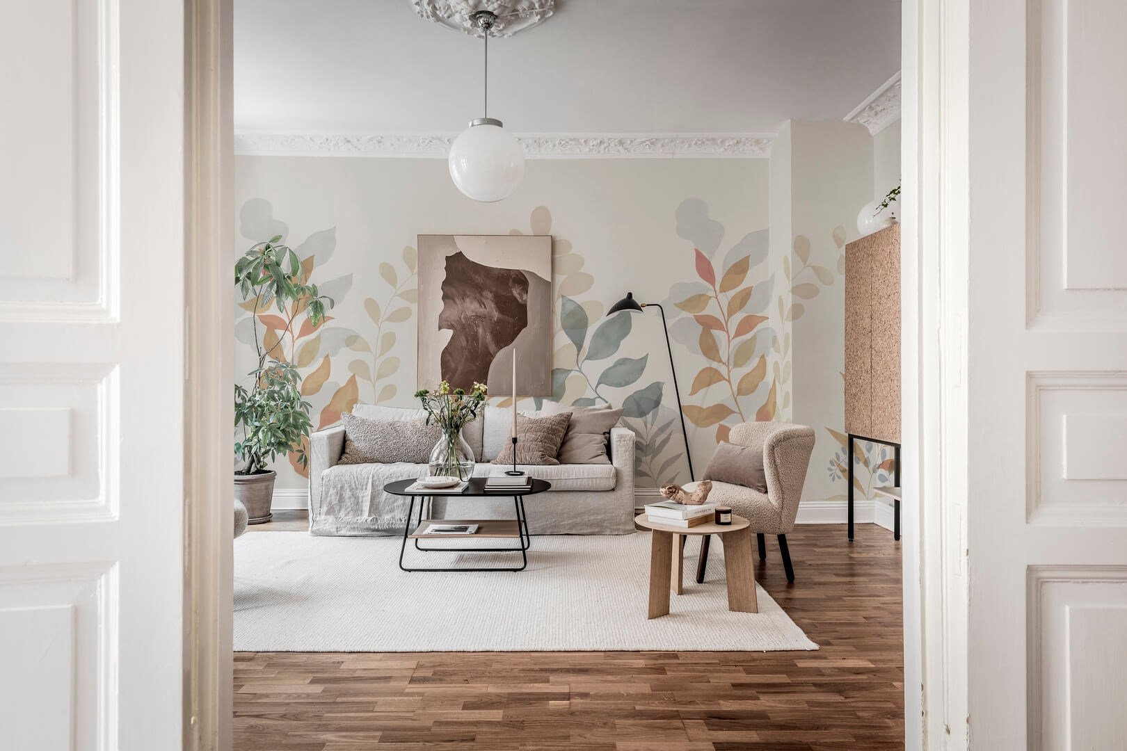 Fototapeta liście Rebel Walls R18382 Grow Amber Simplicity