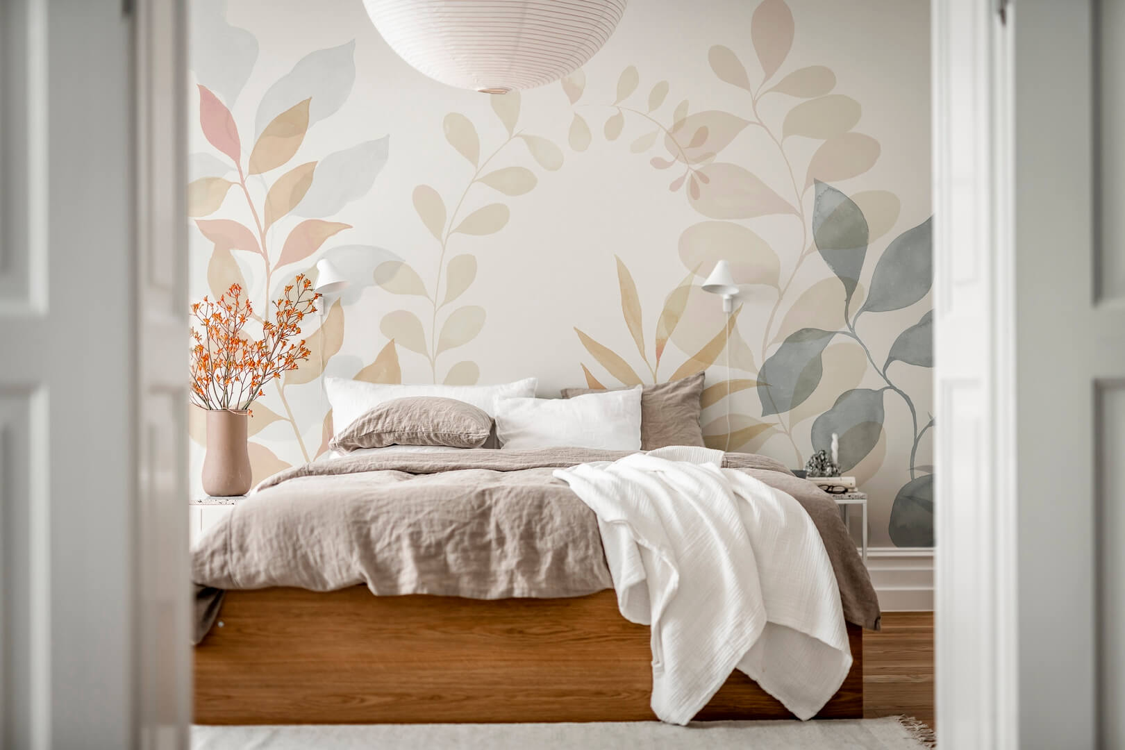 Fototapeta liście Rebel Walls R18382 Grow Amber Simplicity