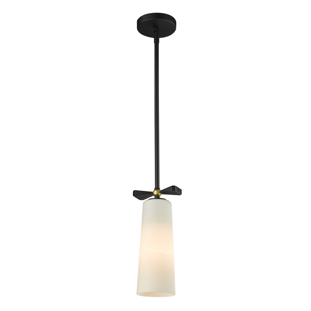 Elegancka lampa wisząca Bow P01121BK Cosmo Light