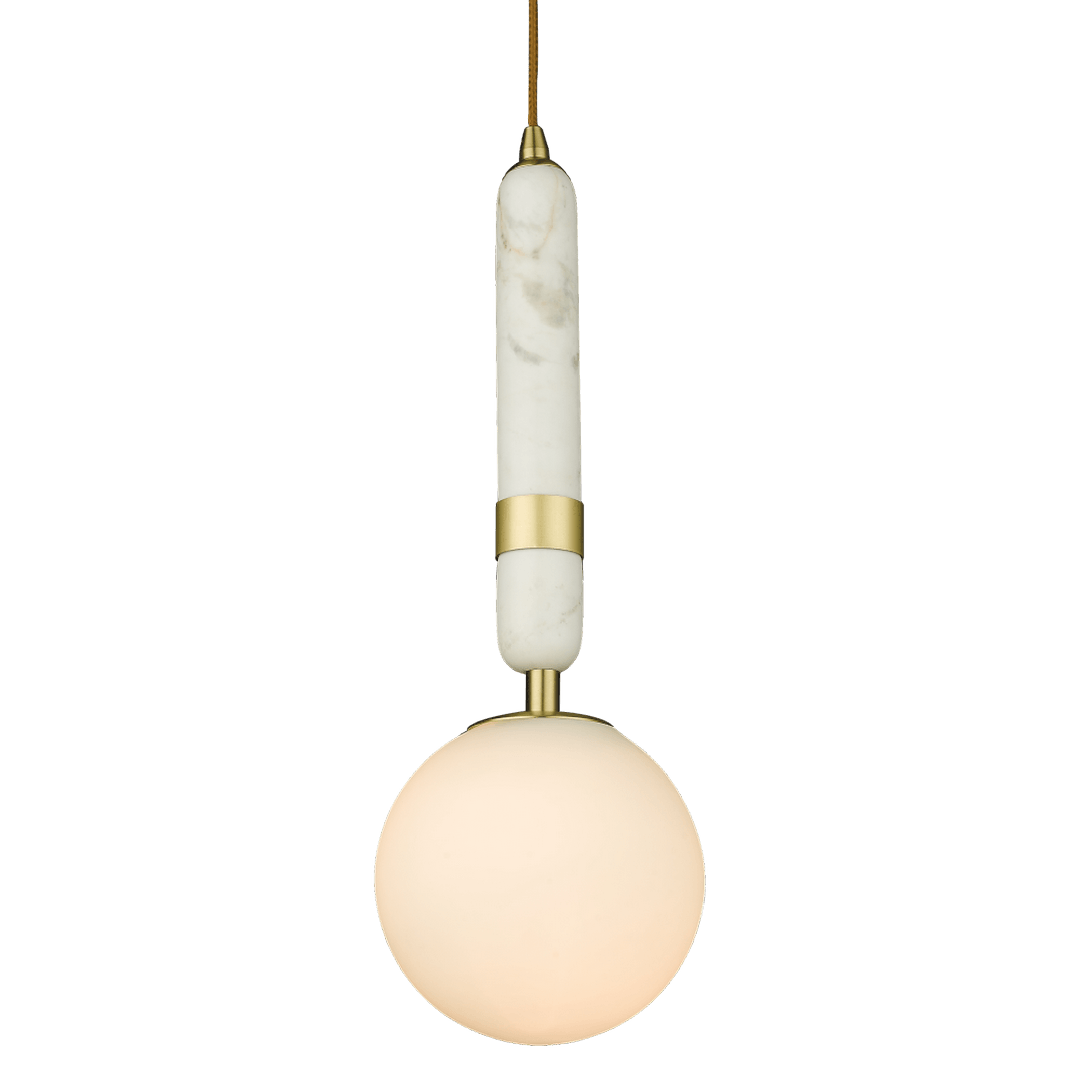 Minimalistyczna lampa wisząca La Spezia P01329BR Cosmo Light