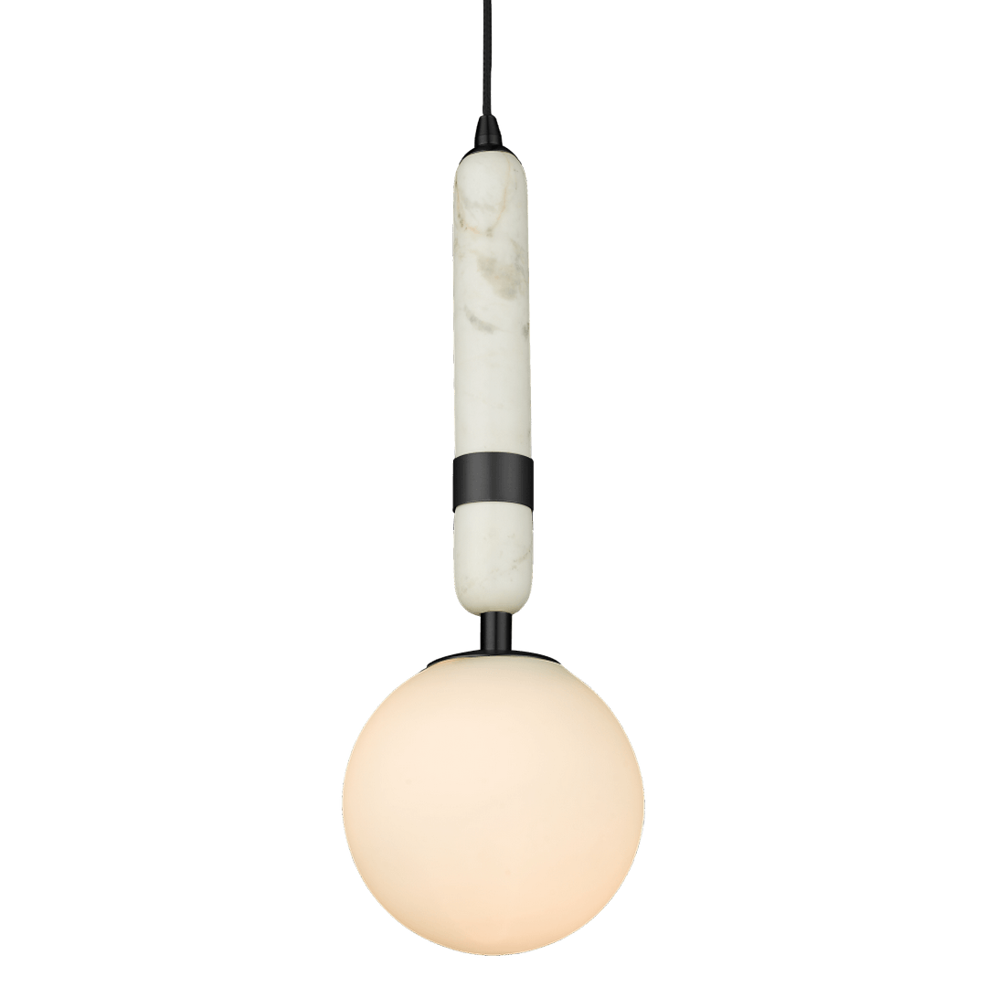 Minimalistyczna lampa wisząca La Spezia P01336BK Cosmo Light