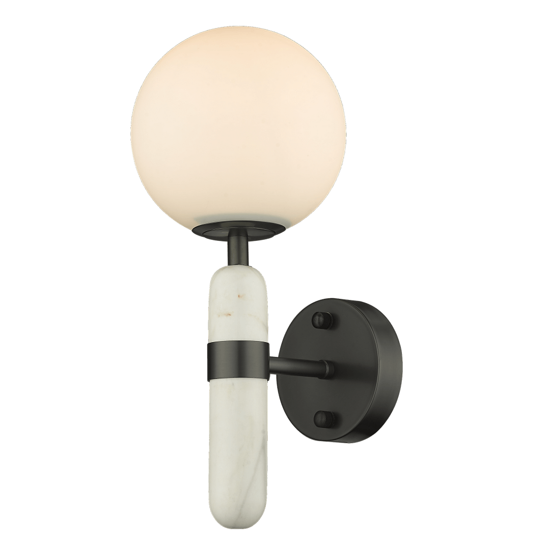 Minimalistyczny kinkiet La Spezia W01350BK Cosmo Light
